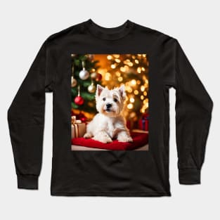 Christmas West Highland White Terrier Long Sleeve T-Shirt